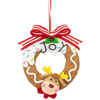 13cm Christmas Donut Hanging Decoration- Assorted Designs image