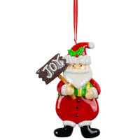 12cm Santa Hanging Decoration- Assorted Designs image