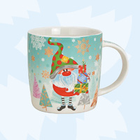 Blue Gnome Christmas Mug - Assorted Designs image