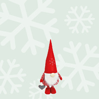 130cm Red Christmas Gnome With Extendable Legs image