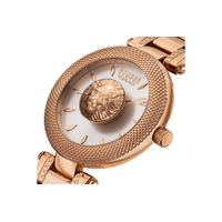 25mm Brick Lane Rose Gold Womens Watch With Silver Dial By VERSACE image