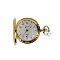 41mm Gold Unisex Pocket Watch With Weave Etch By CLASSIQUE (Arabic) image