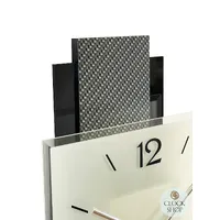 68cm Black & Grey Pendulum Wall Clock With Square Dial By AMS  image