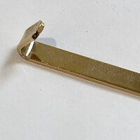 Pendulum For Novelty Battery Clock Gold With Medium Bob (100mm Length) image