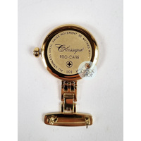 30mm Gold Plated Nurses Watch Pro Care Set By CLASSIQUE image