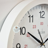 35.5cm Metro 24hr White Wall Clock By ACCTIM image