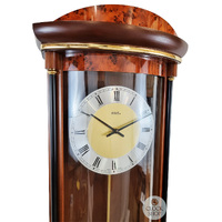 82cm Walnut Battery Chiming Wall Clock With Piano Finish By AMS (Small Flaw) image