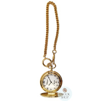 41mm Gold Unisex Pocket Watch With Aztec Etch By CLASSIQUE (Arabic) image