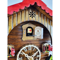 Australian Flag Mechanical Chalet Cuckoo Clock 26cm By ENGSTLER image