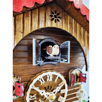 Australian Flag Battery Chalet Cuckoo Clock 26cm By ENGSTLER image