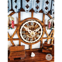 Deer Battery Chalet Cuckoo Clock 23cm By ENGSTLER image