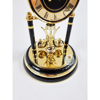 Black & Brass Anniversary Clock By HALLER image