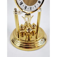 23cm Gold Anniversary Clock With Ornamental Dial By HALLER (Roman) image