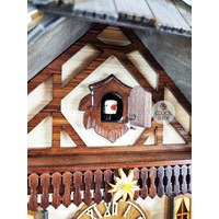 Beer Drinker & Dog 8 Day Mechanical Chalet Cuckoo Clock 33cm By HEKAS image