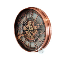 50cm Norris Copper Moving Gear Clock By COUNTRYFIELD image