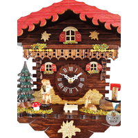 Sweethearts Battery Chalet Clock 18cm By TRENKLE image