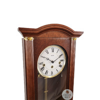 58cm Walnut 8 Day Mechanical Chiming Wall Clock By AMS image