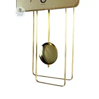 50cm Gold Modern Pendulum Wall Clock By AMS image