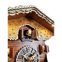 Heidi House LED Battery Chalet Cuckoo Clock 23cm By TRENKLE image