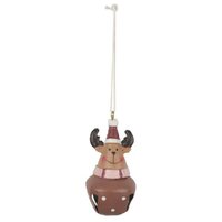 8cm Metal Bell Figurine Hanging Decoration- Assorted Designs image