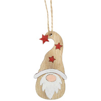 8cm Santa Hanging Decoration- Assorted Designs image