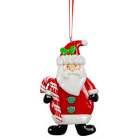 12cm Santa Hanging Decoration- Assorted Designs image