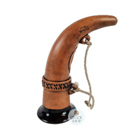 Ceramic Drinking Horn- Viking Head image