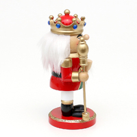 17cm Red King Nutcracker German Incense Burner image