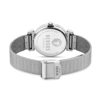 34mm Brick Lane Stainless Steel Womens Watch With Silver Mesh Band & Dial By VERSACE image