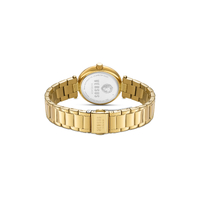 25mm Brick Lane Yellow Gold Womens Watch With Silver Dial By VERSACE image