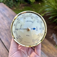 8.4cm Gold Barometer Insert With Gold Dial By FISCHER (Small Blemish) image