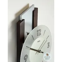 62cm Two Tone Pendulum Wall Clock With Round Dial By AMS image