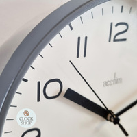 20cm Runwell Dark Grey Wall Clock By ACCTIM image