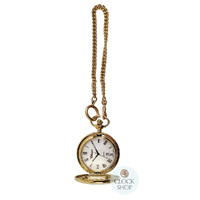 48mm Gold Unisex Pocket Watch With Floral Pattern By CLASSIQUE (Roman) image