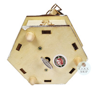13cm Christmas Owls Wooden Music Box (White Christmas) image