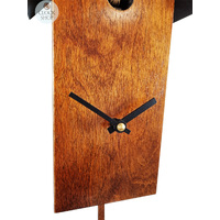 Walnut Bird House Battery Modern Cuckoo Clock 29cm By ENGSTLER image