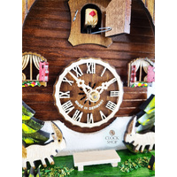 Australian Flag Mechanical Chalet Cuckoo Clock 26cm By ENGSTLER image