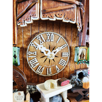 Beer Drinker & Dancers 8 Day Mechanical Chalet Cuckoo Clock 35cm By HEKAS image