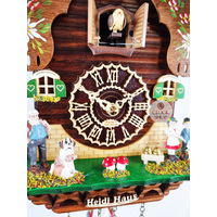 Heidi House Battery Chalet Cuckoo Clock With Swinging Doll 23cm By TRENKLE image