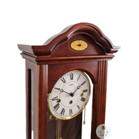 66cm Mahogany 8 Day Mechanical Chiming Wall Clock By AMS image