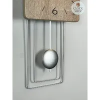 50cm Oak Modern Pendulum Wall Clock By AMS image