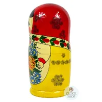 Semenov Russian Dolls- Red Scarf & Yellow Dress 24cm (Set Of 9) image