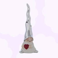 13cm Gnome Holding Heart Room Freshener - Assorted Colours image