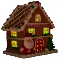 14cm Gingerbread LED Christmas House image