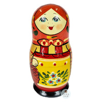 Zagorsk Village Floral Russian Dolls 16cm (Set Of 6) image