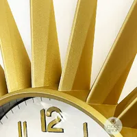 43cm Stella Gold Starburst Wall Clock By ACCTIM image