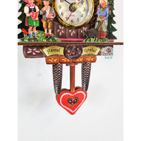 Hansel & Gretel Chalet Mini Wall Clock 21cm image
