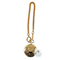 41mm Gold Unisex Pocket Watch With Aztec Etch By CLASSIQUE (Arabic) image