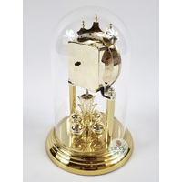 23cm Gold Anniversary Clock With Ornamental Dial By HALLER (Roman) image