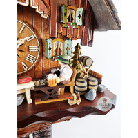 Beer Drinker & Dancers 8 Day Mechanical Chalet Cuckoo Clock 35cm By HEKAS image